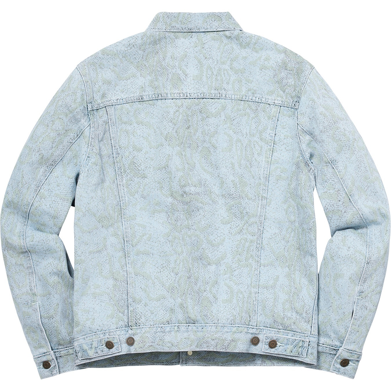 Supreme®/Levi's® Snakeskin Trucker Jacket view 8
